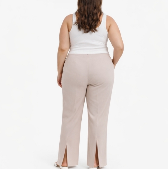 ⭐️ Host Pick ⭐️ Tribal | Minimalist Neutral Mid Waist Wide Leg Trousers - Picture 3 of 7
